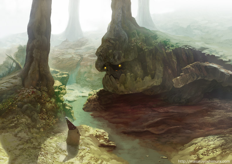 yoshimura masato, original, forest, nature, river, rock, scenery, tree