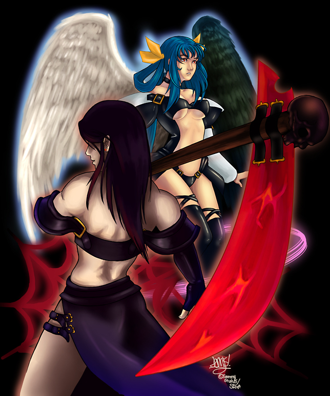 dizzy (guilty gear), testament (guilty gear), arc system works, guilty gear, tagme, jennis233, scythe, wings