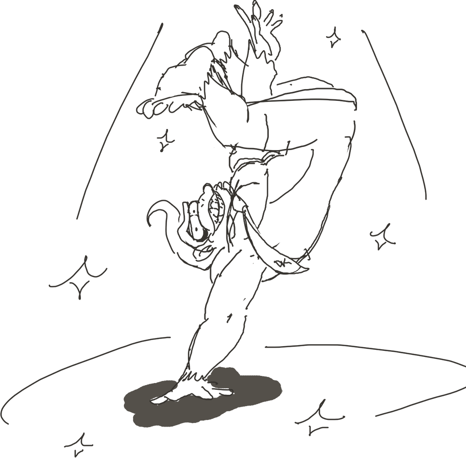 davewaterfalls, donkey kong, donkey kong (series), nintendo, breakdance, gorilla, necktie, sketch