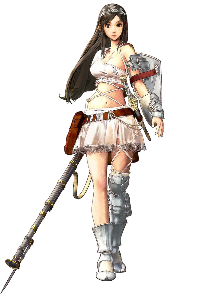aisha (ash), archaic sealed heat, ash (game), 1girl, armor, crown, female focus, gun, solo, sword, weapon