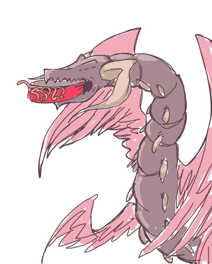 davewaterfalls, grima (fire emblem), fire emblem, fire emblem awakening, nintendo, can, dragon, dragon horns, feathered wings, horns, simple background, wings, worm