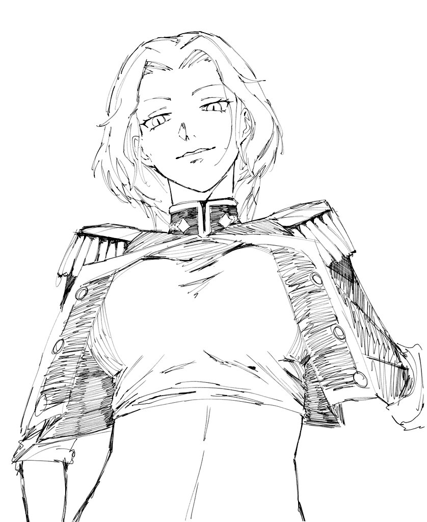 hamaoka azusa, grand blue, mato seihei no slave, 1girl, breasts, ezo yakumo (cosplay), large breasts, midriff, solo