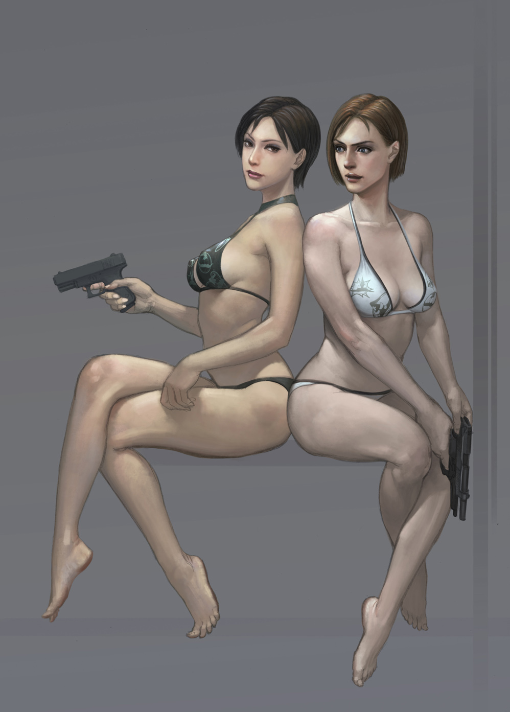 Rule34 – If it exists, there is porn of it / xiaji, ada wong, beretta, jill valentine / 329098