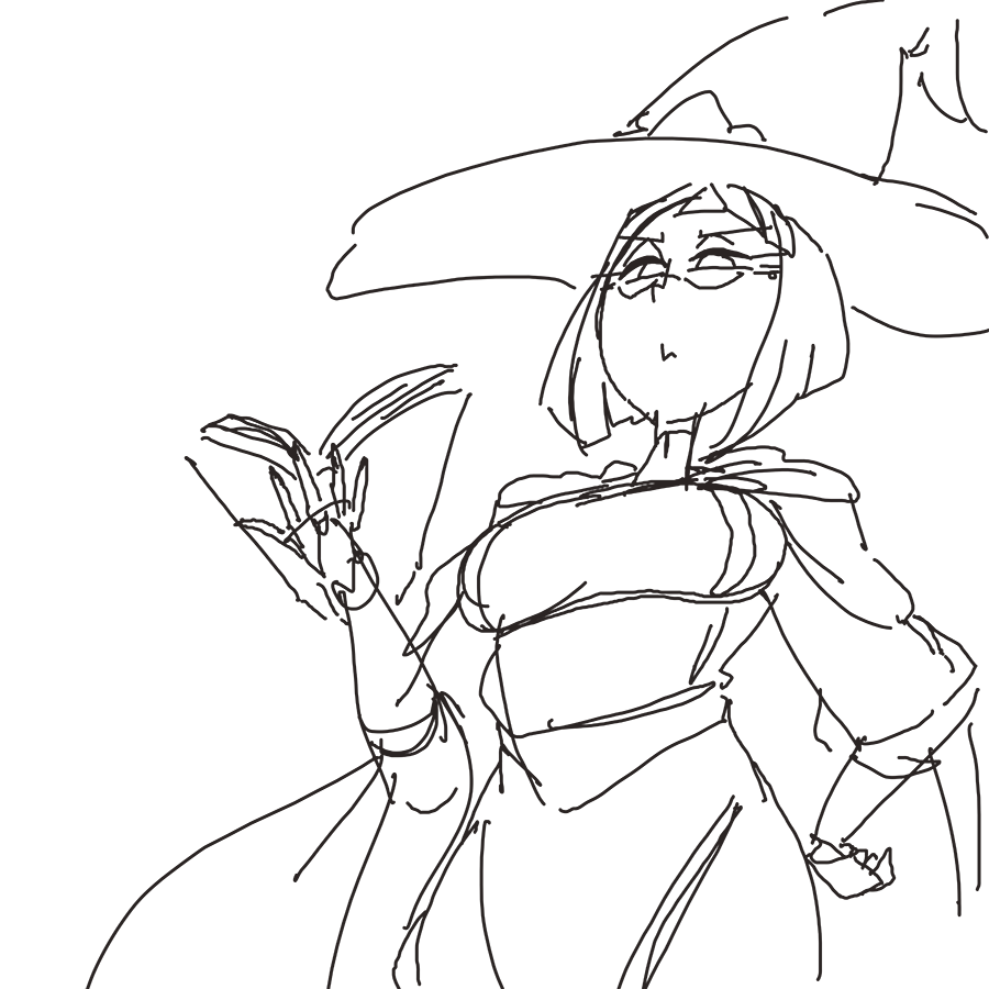davewaterfalls, miriel (fire emblem), fire emblem, fire emblem awakening, nintendo, 1girl, bob cut, book, glasses, hat, reading, short hair, sketch, solo, wizard hat