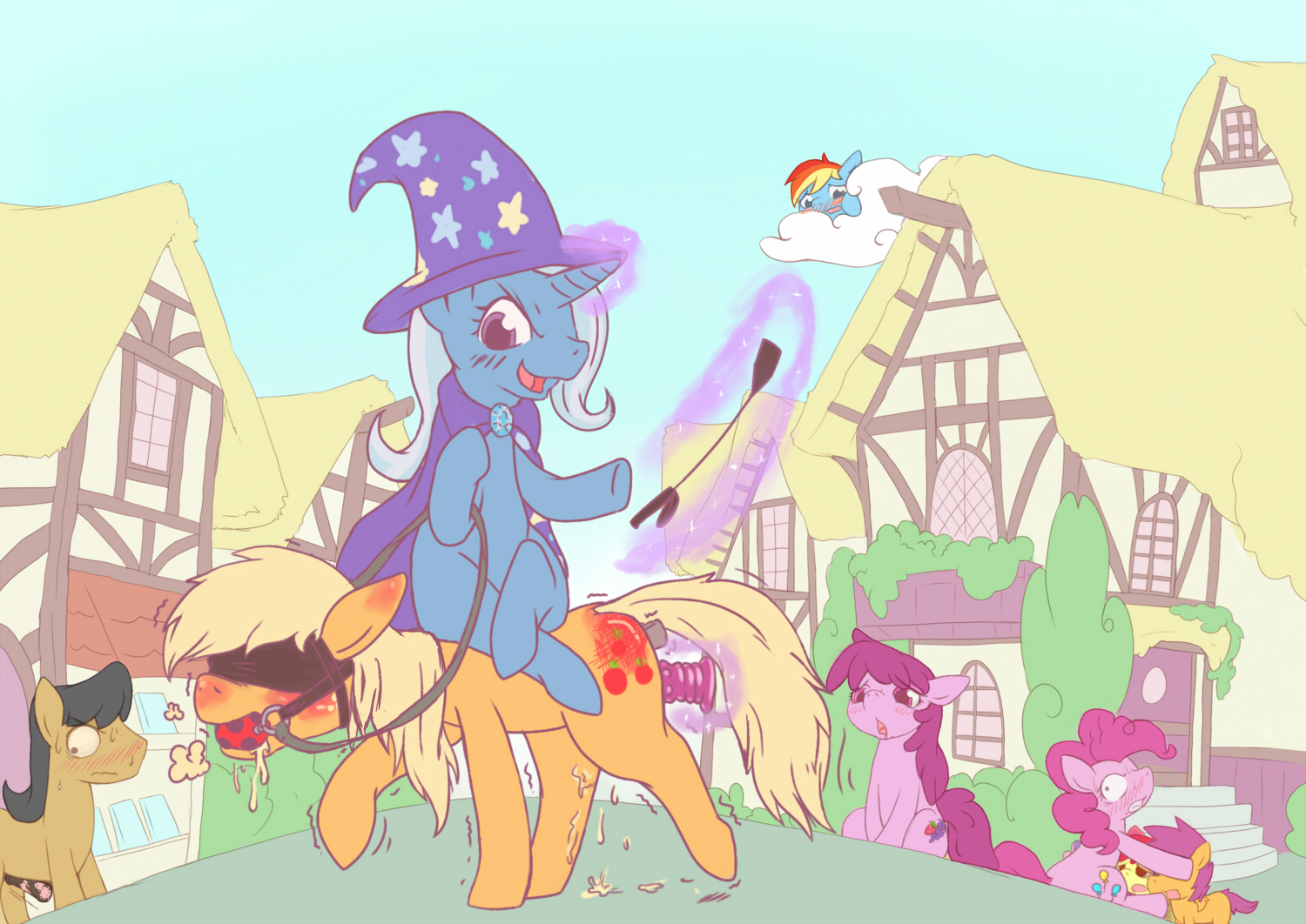 Rule34 – If it exists, there is porn of it / apple bloom (mlp), applejack (mlp), berry punch (mlp), diamond, pinkie pie (mlp), rainbow dash (mlp), scootaloo (mlp), trixie (mlp) / 329186