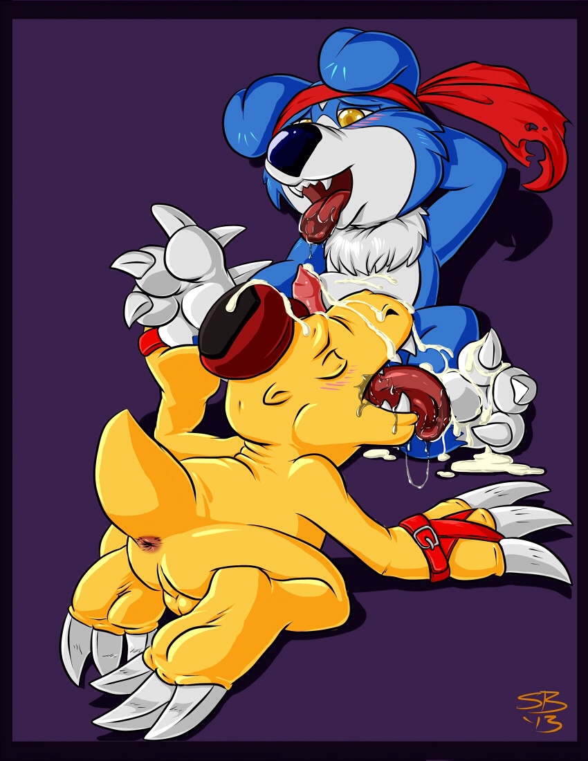 Rule34 – If it exists, there is porn of it / sean blackthorne, agumon, gaomon / 329197