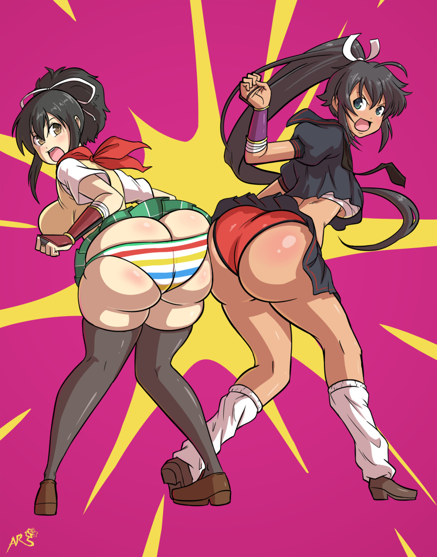 Rule34 – If it exists, there is porn of it / axel-rosered, asuka (senran kagura), homura (senran kagura) / 329855