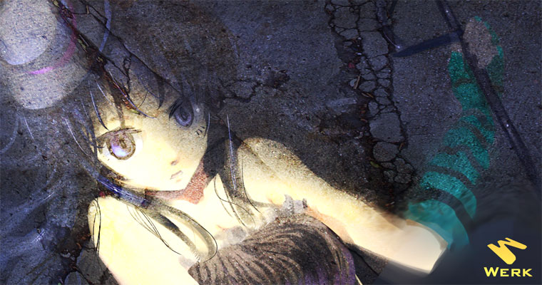 akiyama mio, k-on!, werk, tagme, 00s, 1girl, female focus, solo