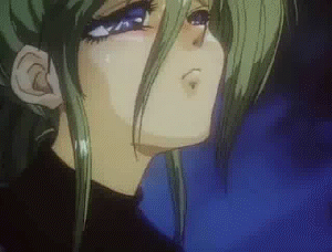 midou miko, injuu gakuen la blue girl, animated, animated gif, anime screenshot, lowres, tagme, 1990s (style), 2futa, breasts, cum, ejaculation, erection, futanari, handjob, multiple futa, ninja, penis, retro artstyle, sex