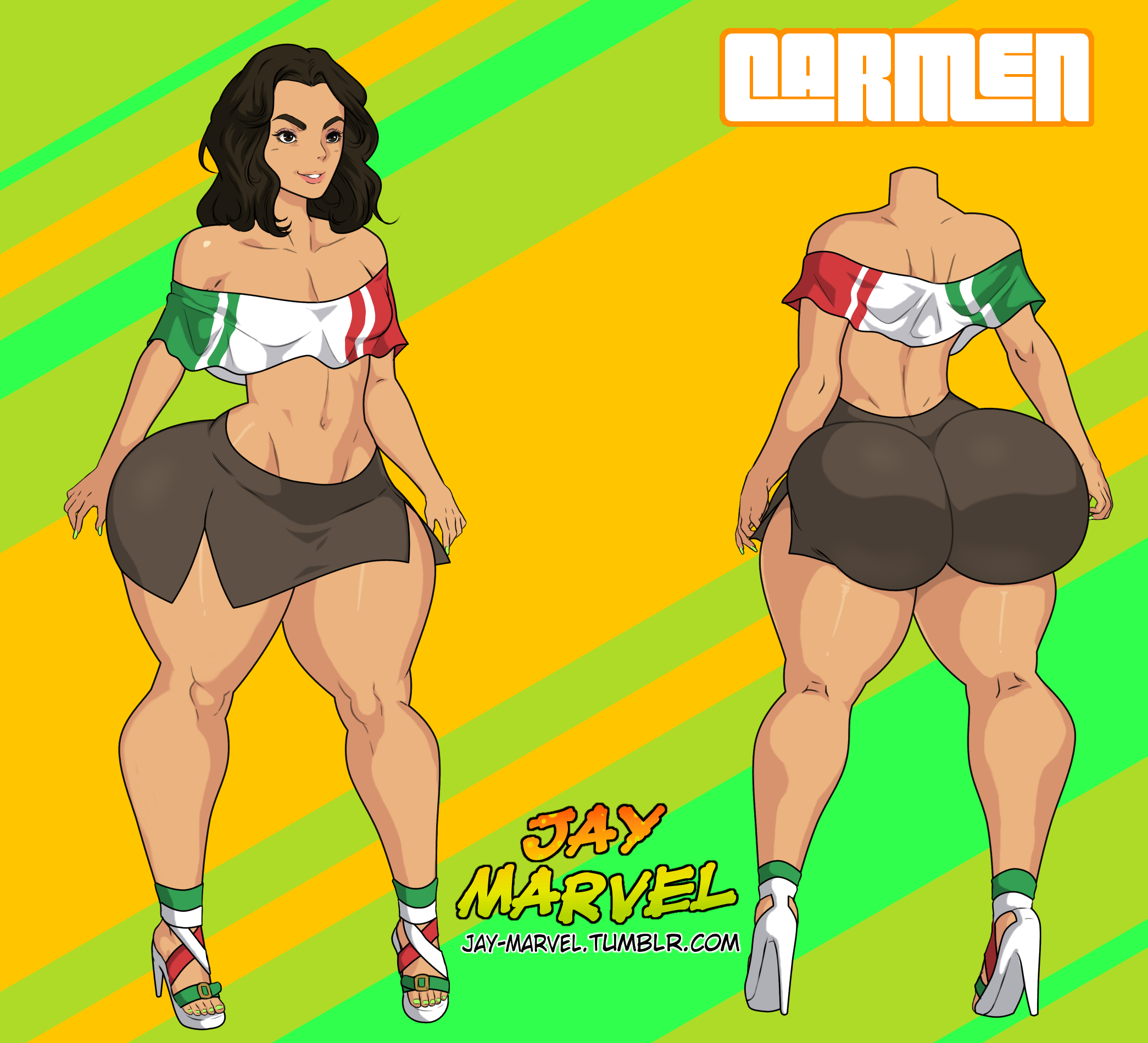Rule34 – If it exists, there is porn of it / jay-marvel, carmen marvello, original character / 330780