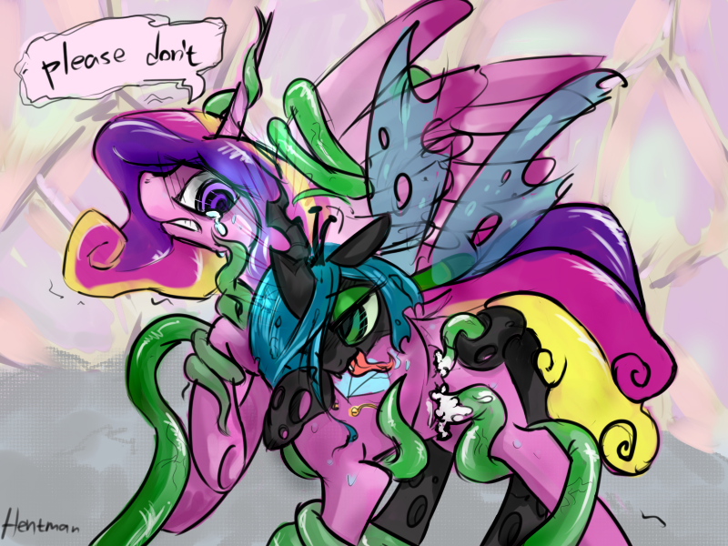 Rule34 – If it exists, there is porn of it / hentman, princess cadance (mlp), queen chrysalis (mlp) / 332062
