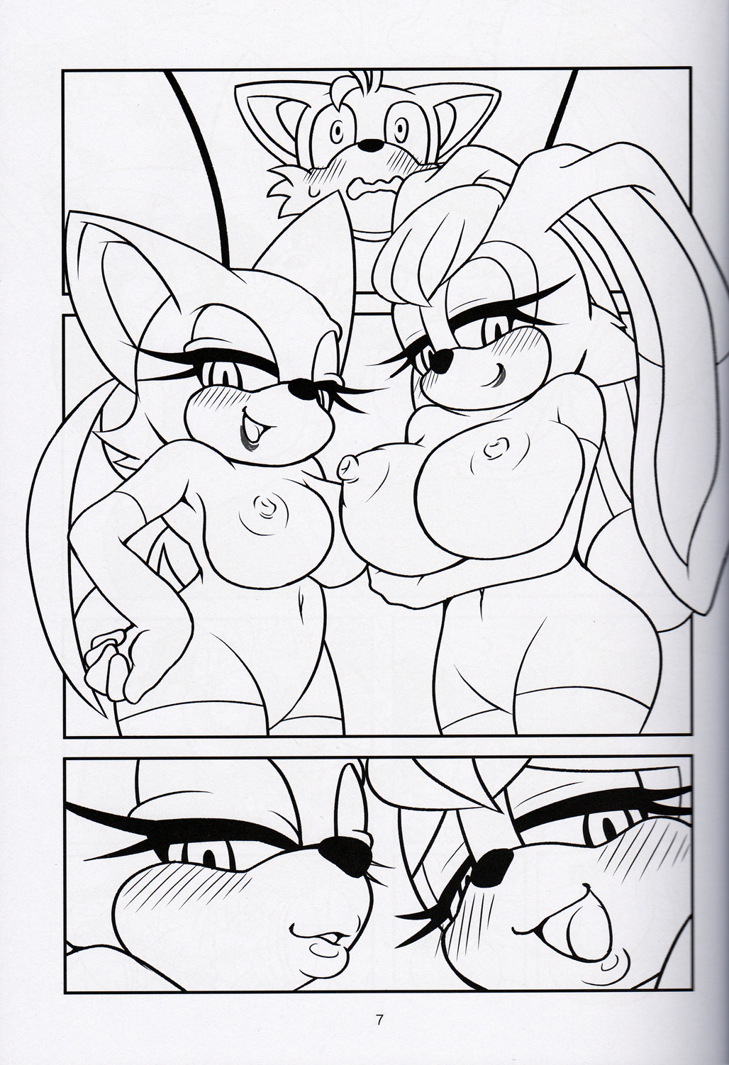 Rule34 – If it exists, there is porn of it / michiyoshi, rouge the bat, tails, vanilla the rabbit / 332518