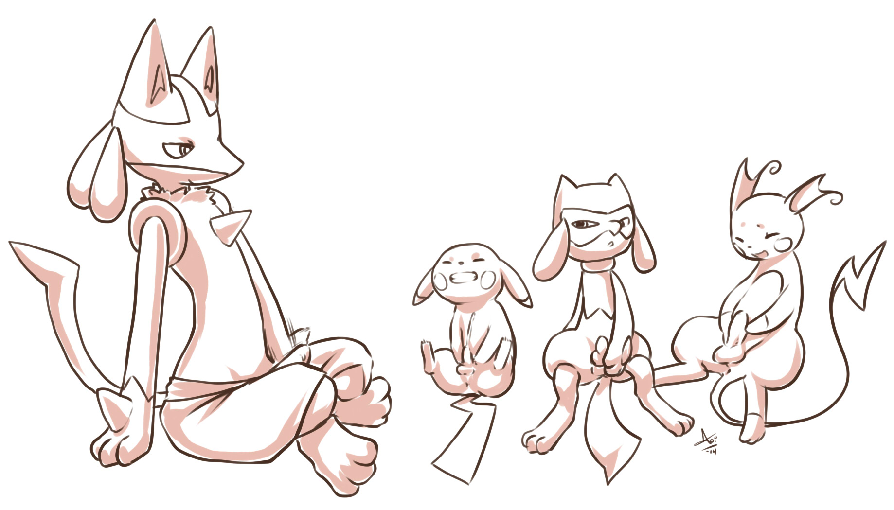 Rule34 – If it exists, there is porn of it / aogami, lucario, pikachu, raichu, riolu / 332621