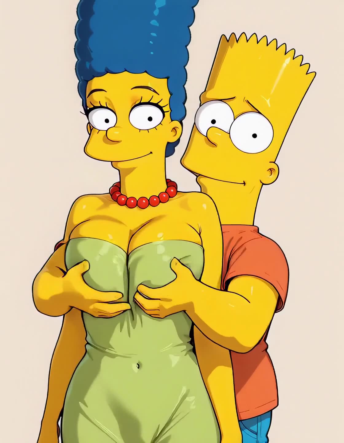 Rule34 – If it exists, there is porn of it / bart simpson, marge simpson / 8711036