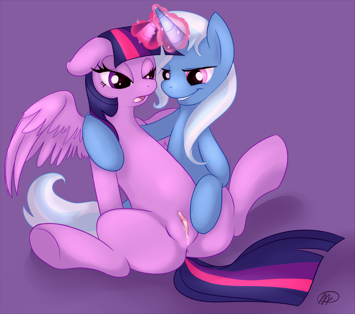Rule34 – If it exists, there is porn of it / meggchan, trixie (mlp), twilight sparkle (mlp) / 333949