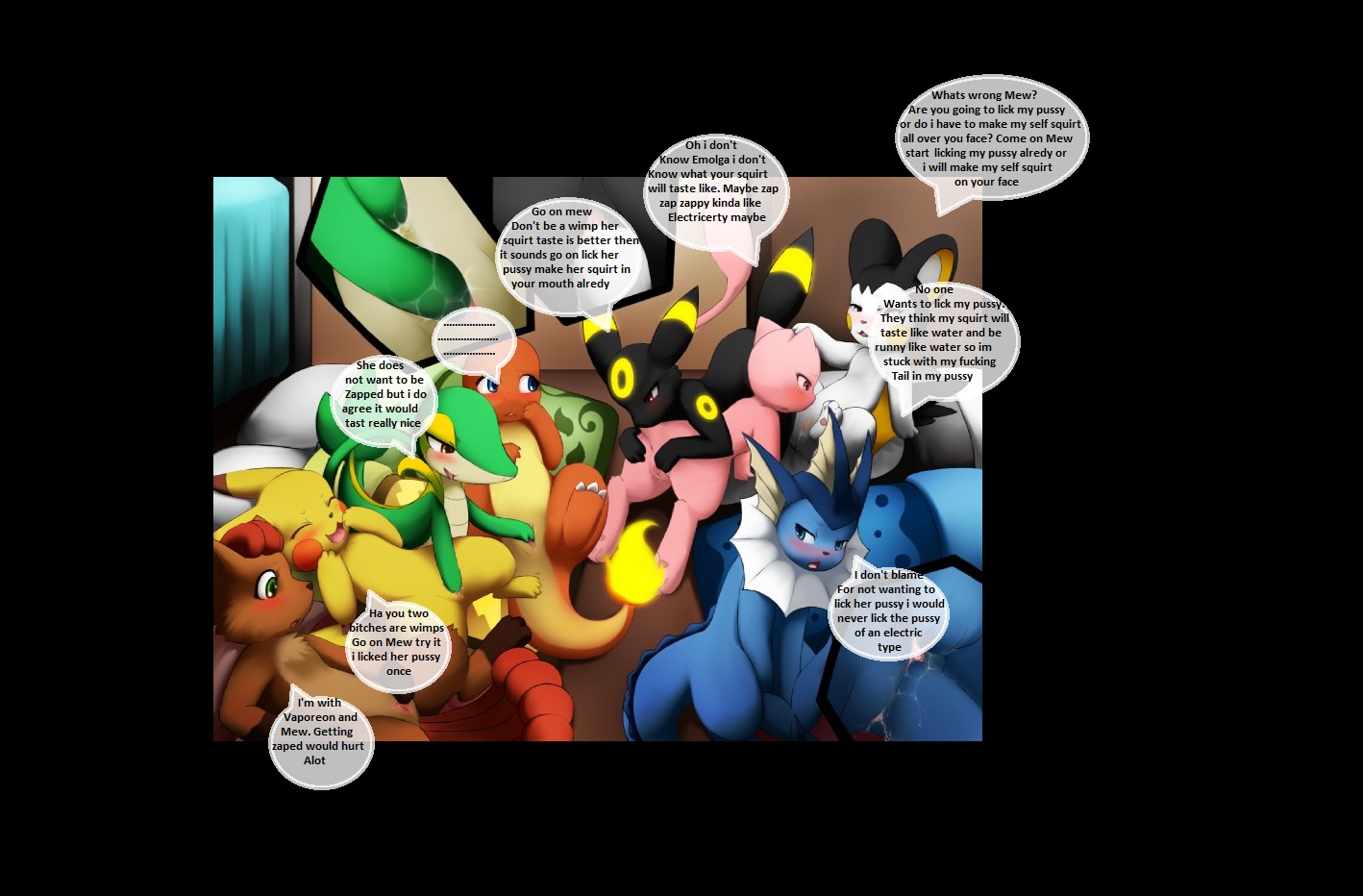 Rule34 – If it exists, there is porn of it / charmander, eevee, eeveelution, mew, pikachu, umbreon, vaporeon / 335290