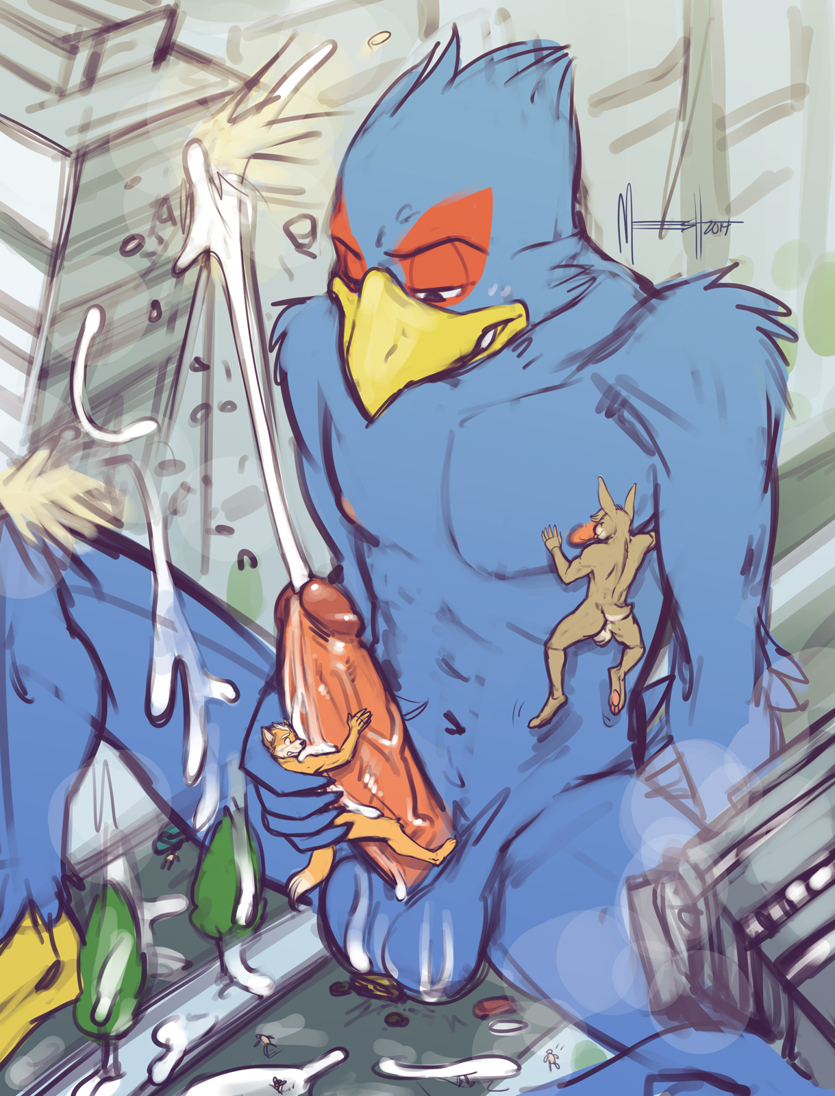 Rule34 – If it exists, there is porn of it / meesh, falco lombardi, fox mccloud, jax rabbit / 335715