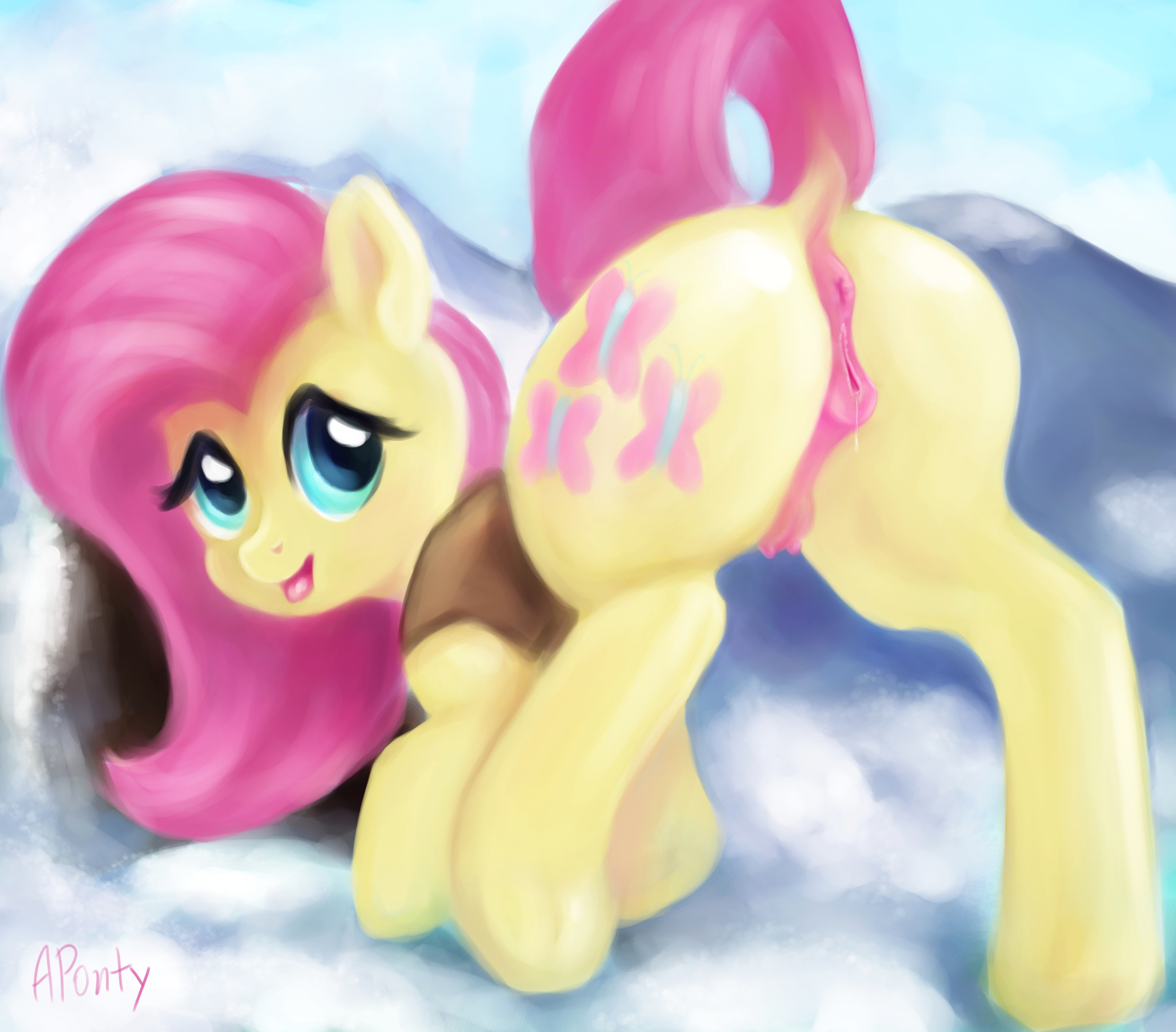 Rule34 – If it exists, there is porn of it / aponty, fluttershy (mlp) / 336166