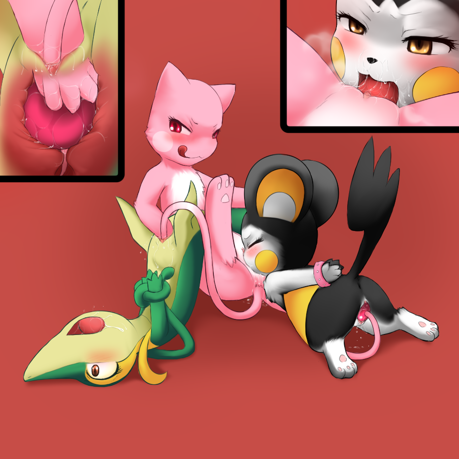 Rule34 – If it exists, there is porn of it / darkmirage, emolga, legendary pokemon, mew, snivy / 336741