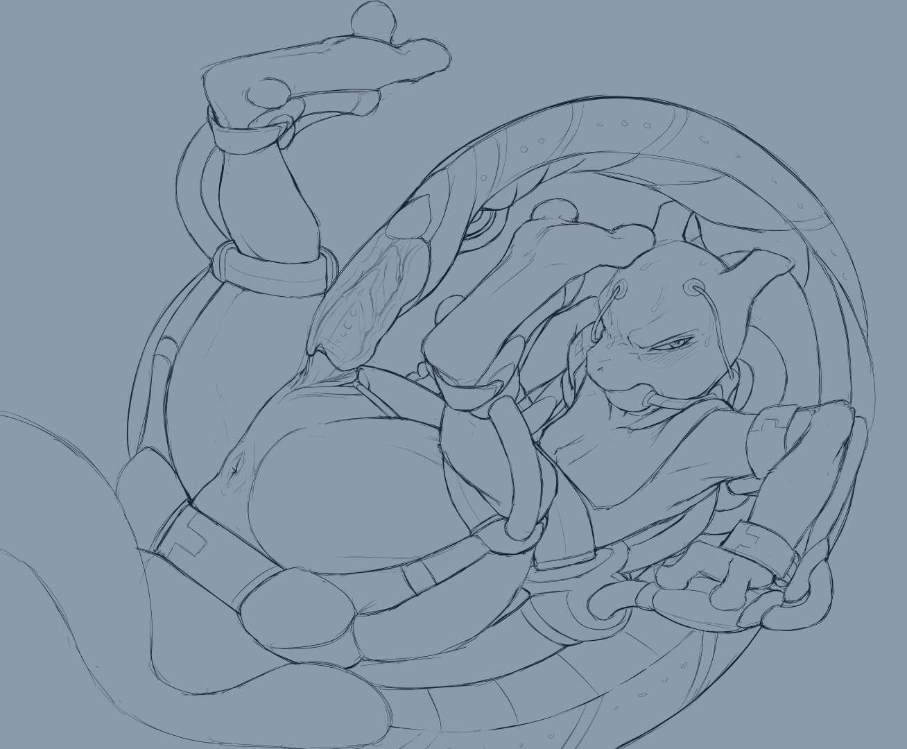 Rule34 – If it exists, there is porn of it / cobalthusky, electrode, legendary pokemon, mewtwo / 336984