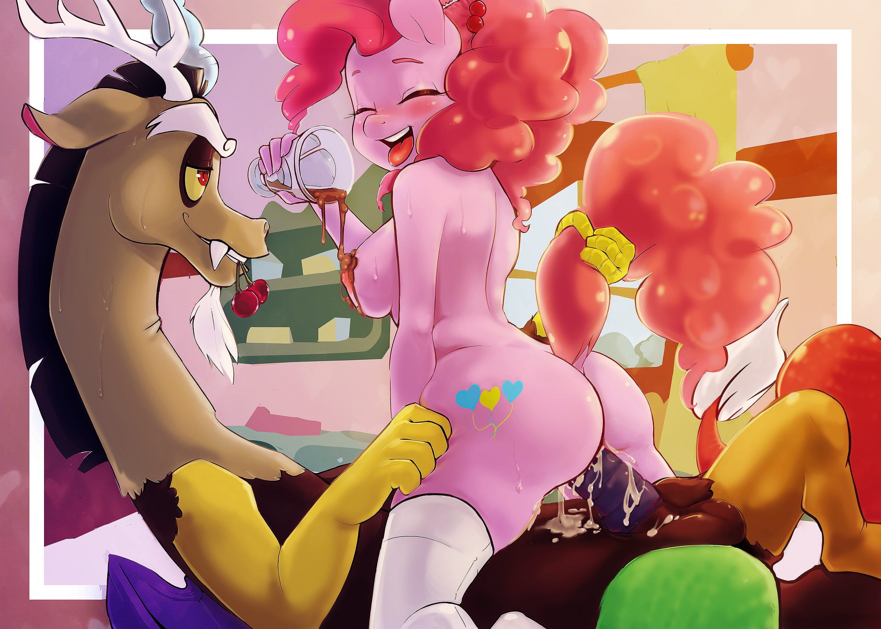Rule34 – If it exists, there is porn of it / lizombie, discord (mlp), pinkie pie (mlp) / 337815