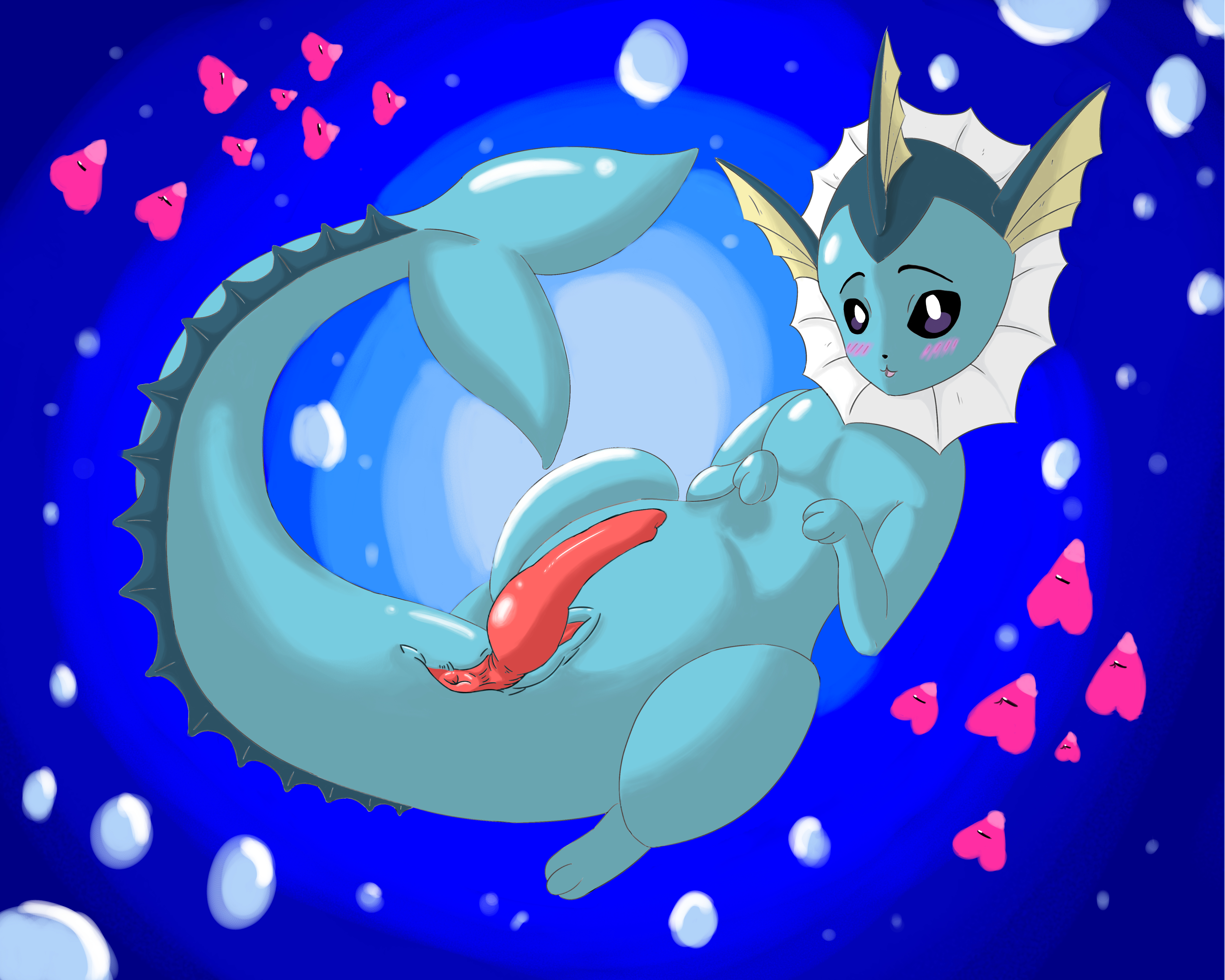 Rule34 – If it exists, there is porn of it / dryadex, eeveelution, luvdisc, vaporeon / 338101
