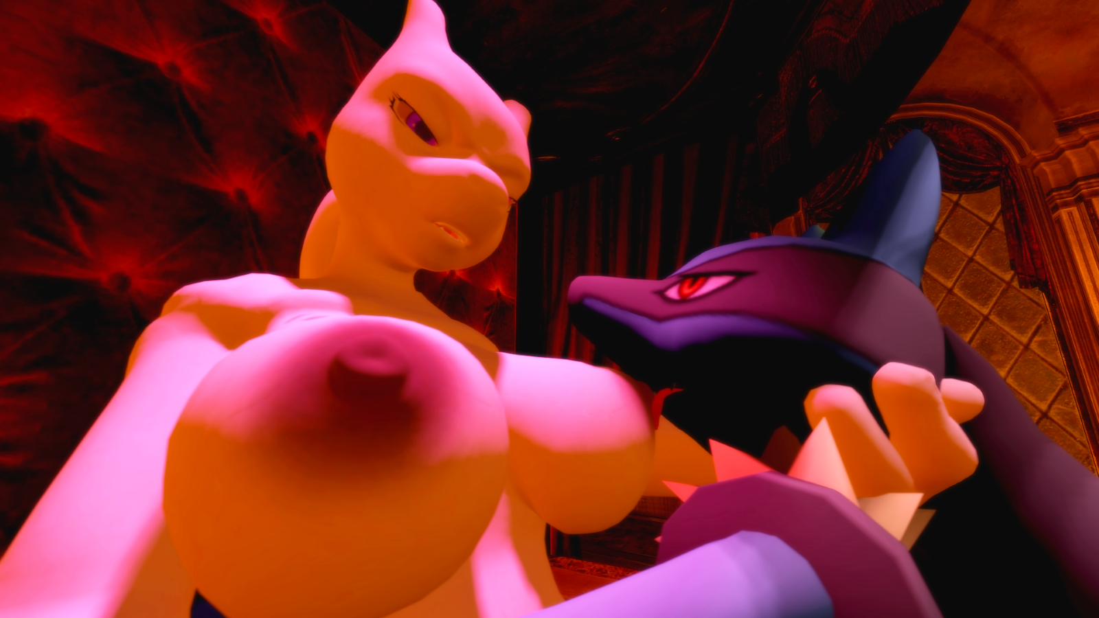 Rule34 – If it exists, there is porn of it / lucario, mewtwo / 338404