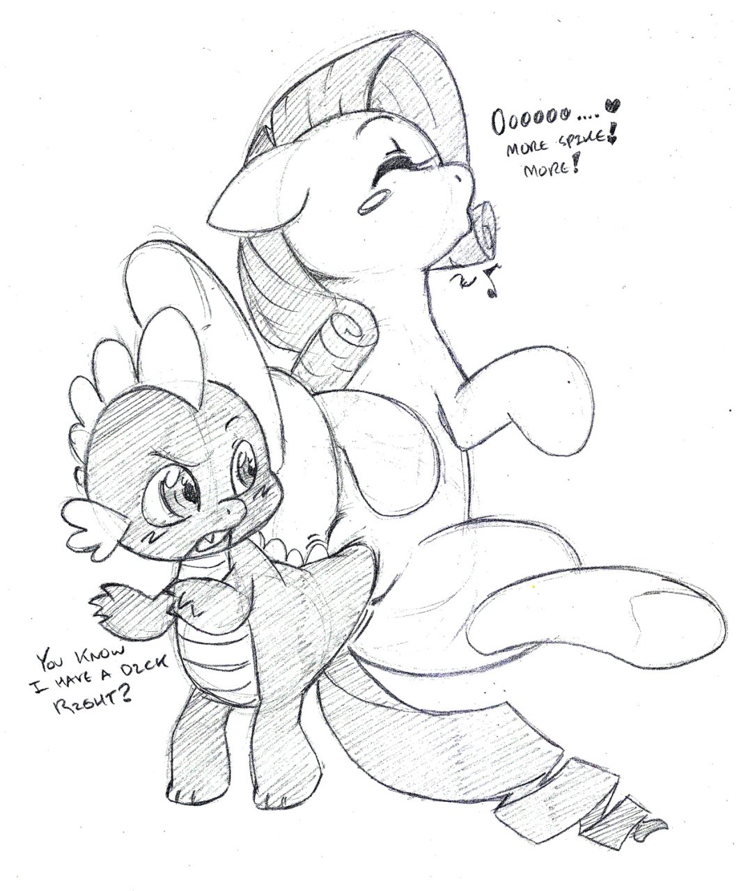 Rule34 – If it exists, there is porn of it / sdteddybear, rarity (mlp), spike (mlp) / 339290