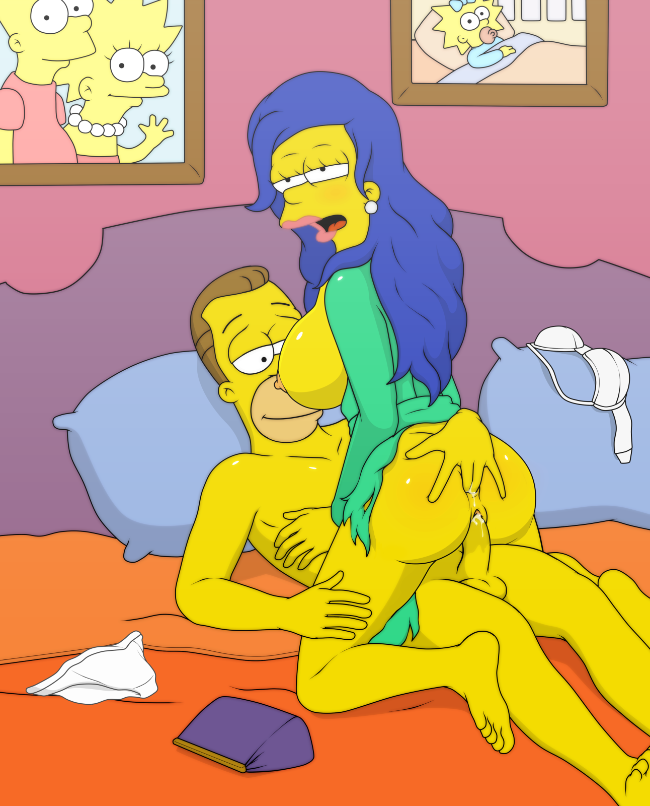 Rule34 – If it exists, there is porn of it / sfan, marge simpson / 339402