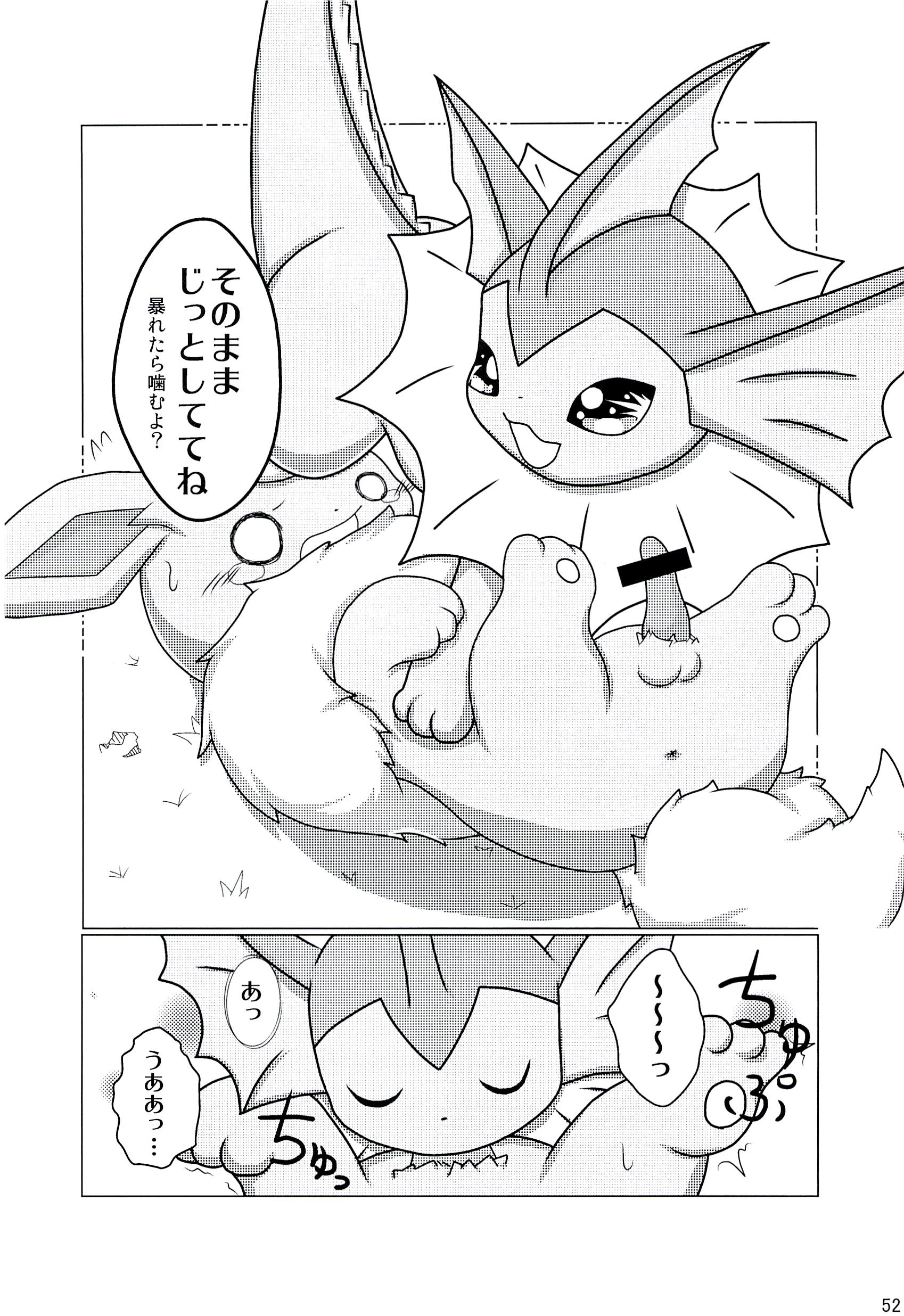 Rule34 – If it exists, there is porn of it / harusupu, eeveelution, flareon, vaporeon / 339870
