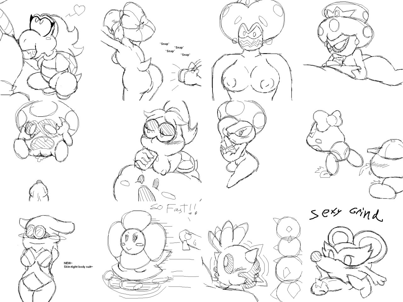 Rule34 – If it exists, there is porn of it / cyanzangoose, elder princess shroob, goombaria, jolene (paper mario), koopie koo, kylie koopa, lakilulu, pokey (mario), princess shroob, shroob, x-naut / 339955
