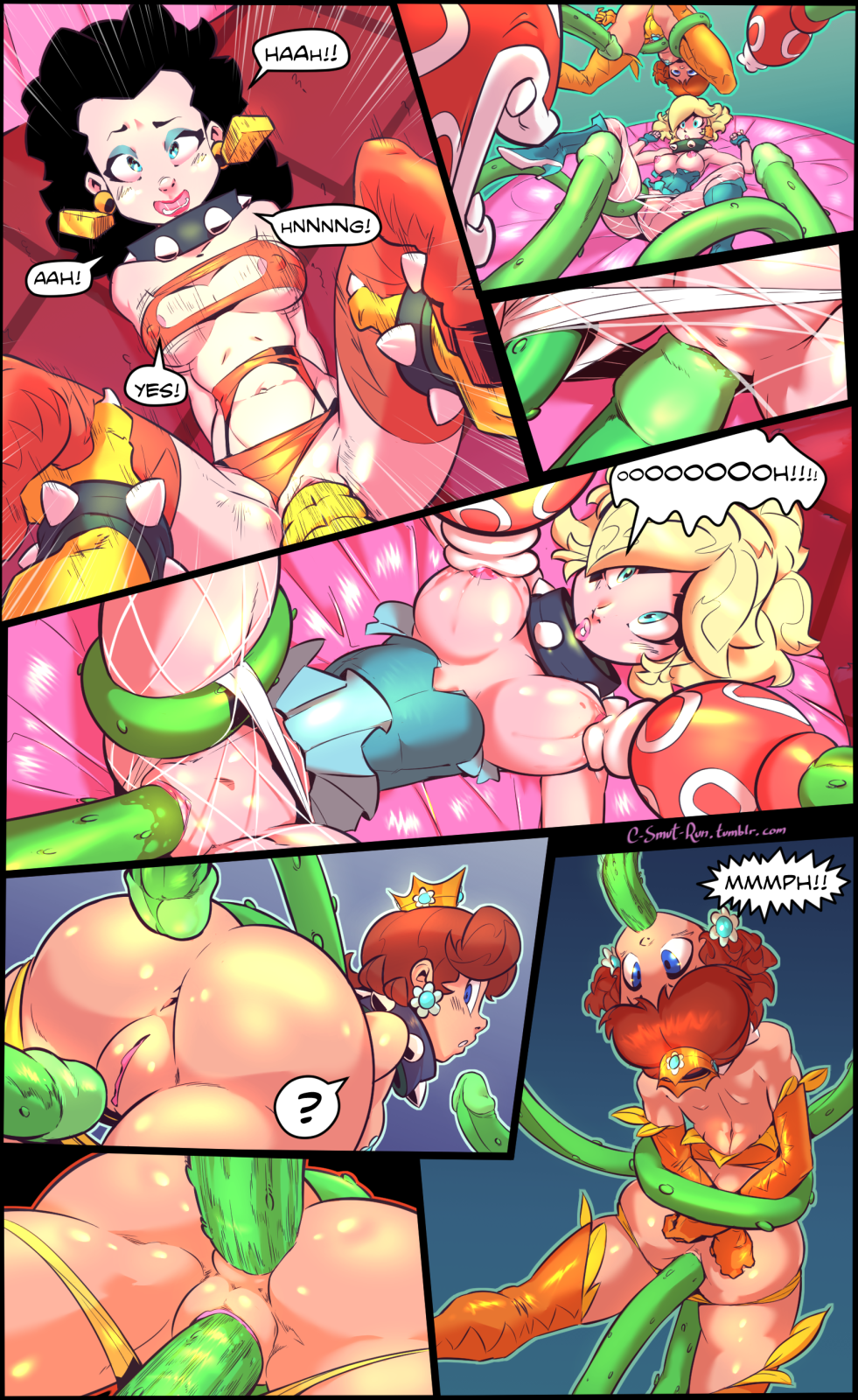 Rule34 – If it exists, there is porn of it / c-smut-run, bowser, pauline, piranha plant, princess daisy, princess rosalina / 340081