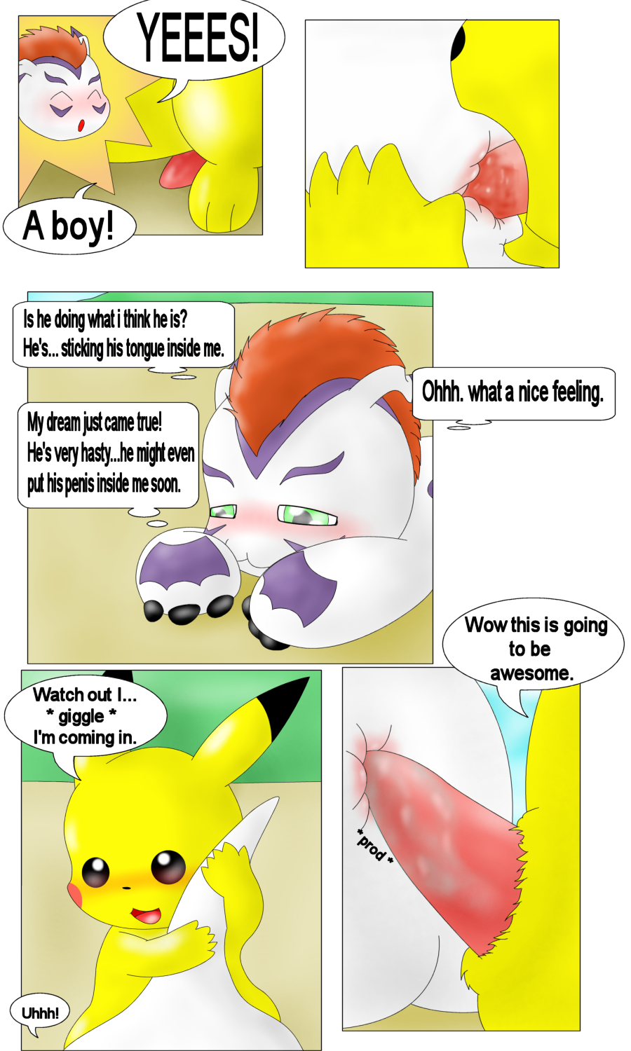 Rule34 – If it exists, there is porn of it / curby, gomamon, pikachu / 341155