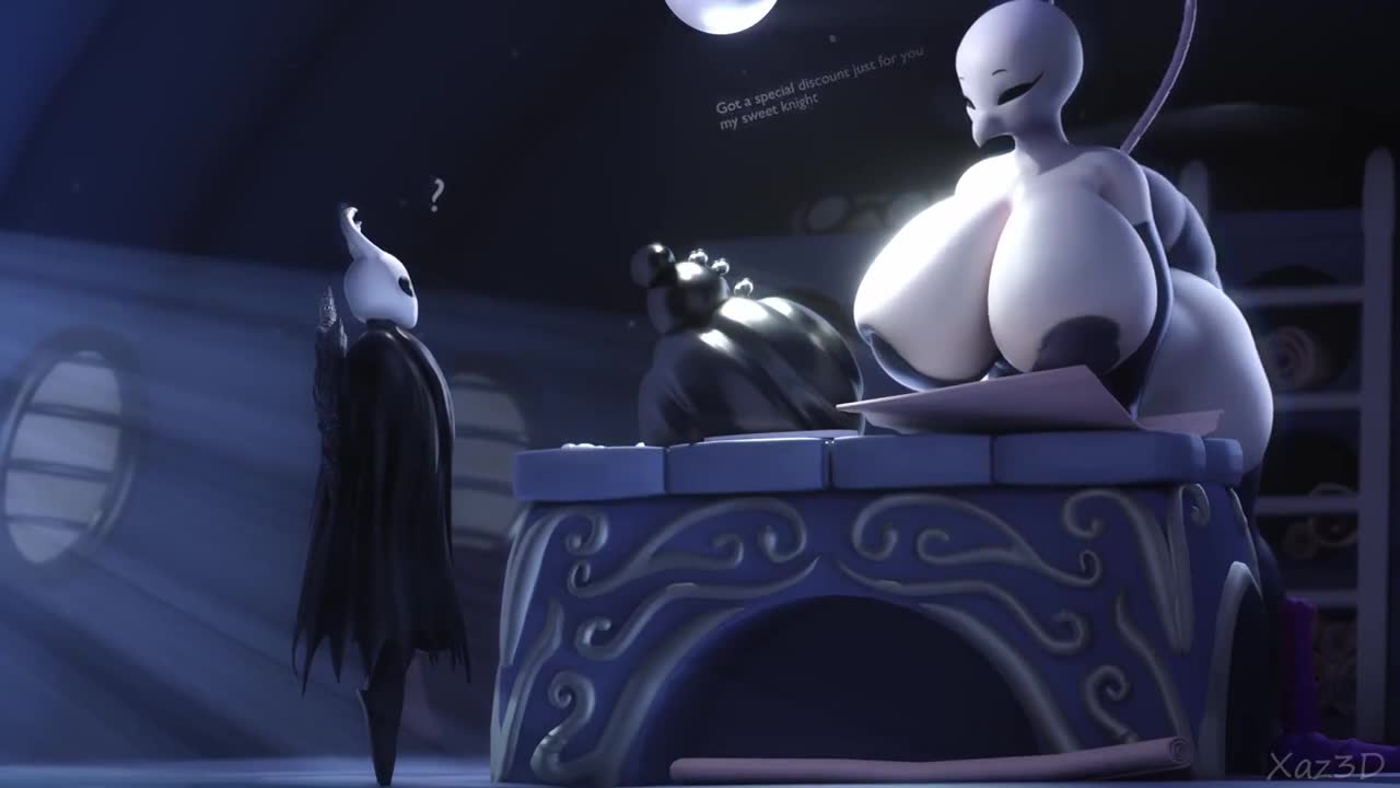 Rule34 – If it exists, there is porn of it / iselda (hollow knight), protagonist (hollow knight) / 8712495