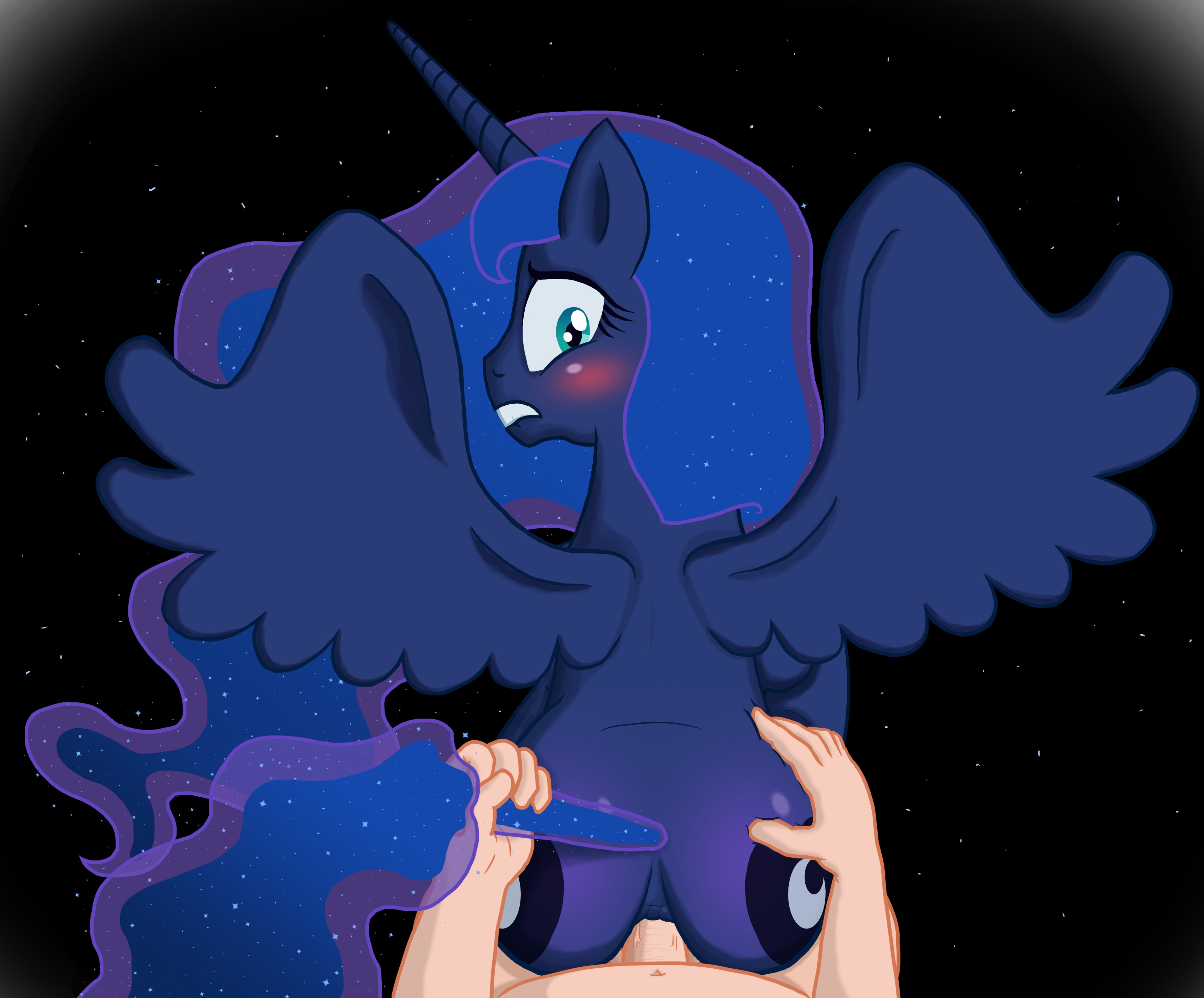 Rule34 – If it exists, there is porn of it / saucyj (artist), princess luna (mlp) / 341356