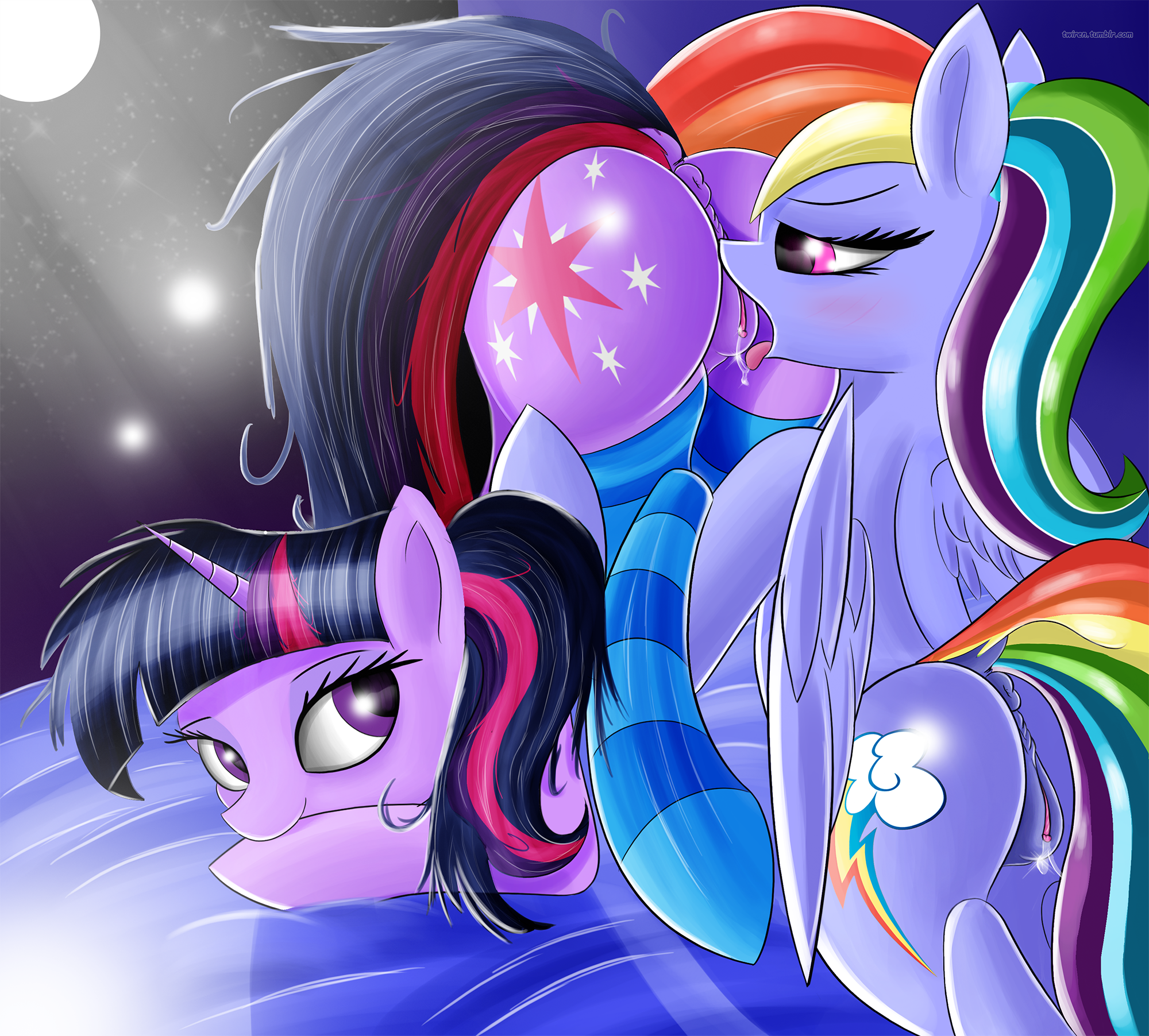 Rule34 – If it exists, there is porn of it / twiren, rainbow dash (mlp), twilight sparkle (mlp) / 341705