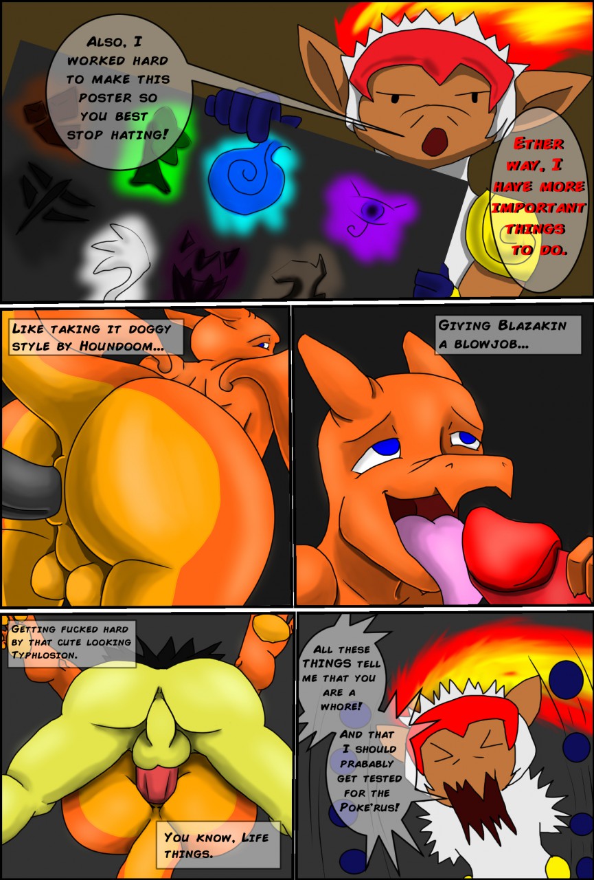 Rule34 – If it exists, there is porn of it / charizard, houndoom, infernape, typhlosion / 342978