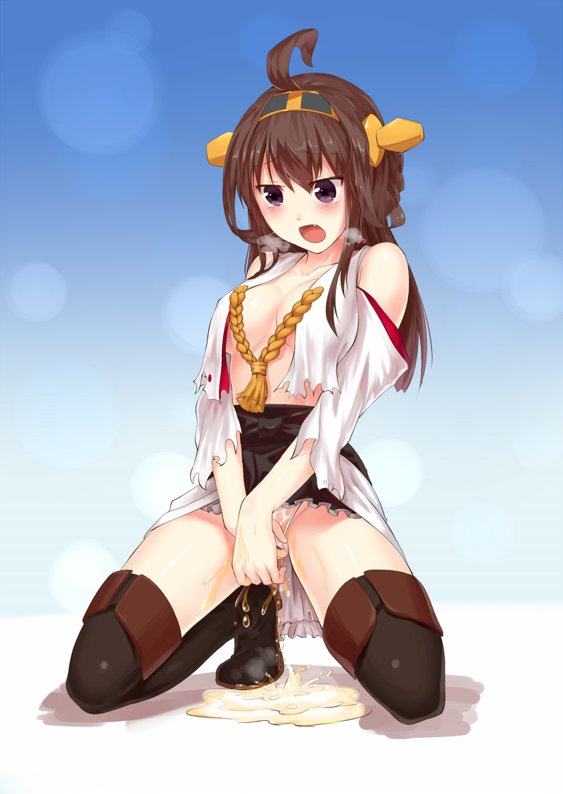Rule34 – If it exists, there is porn of it / masa07240, kongou (kantai collection) / 343082