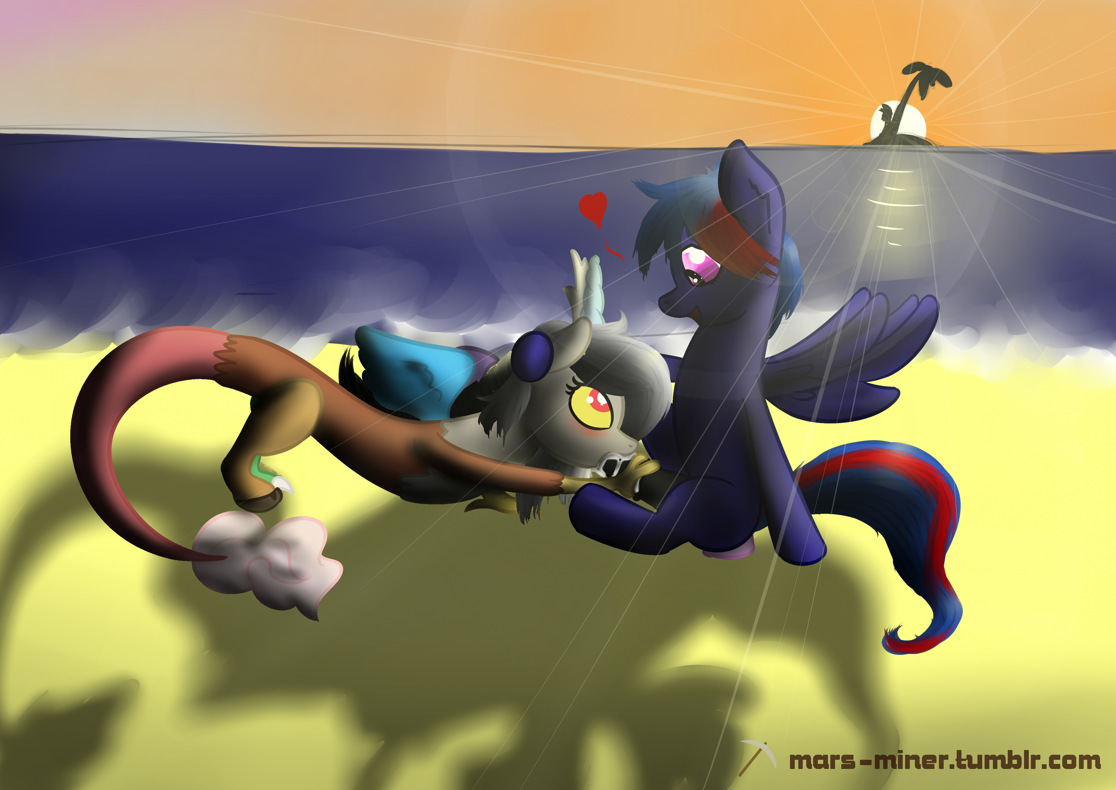 Rule34 – If it exists, there is porn of it / discord (mlp), echo flame, mars miner / 343401