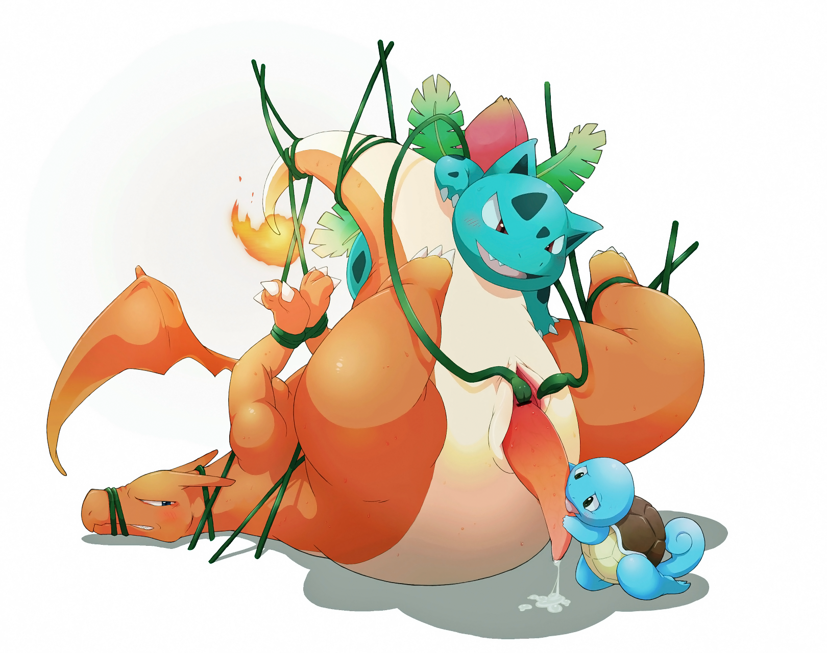 Rule34 – If it exists, there is porn of it / yonezmi, charizard, ivysaur, squirtle / 343457