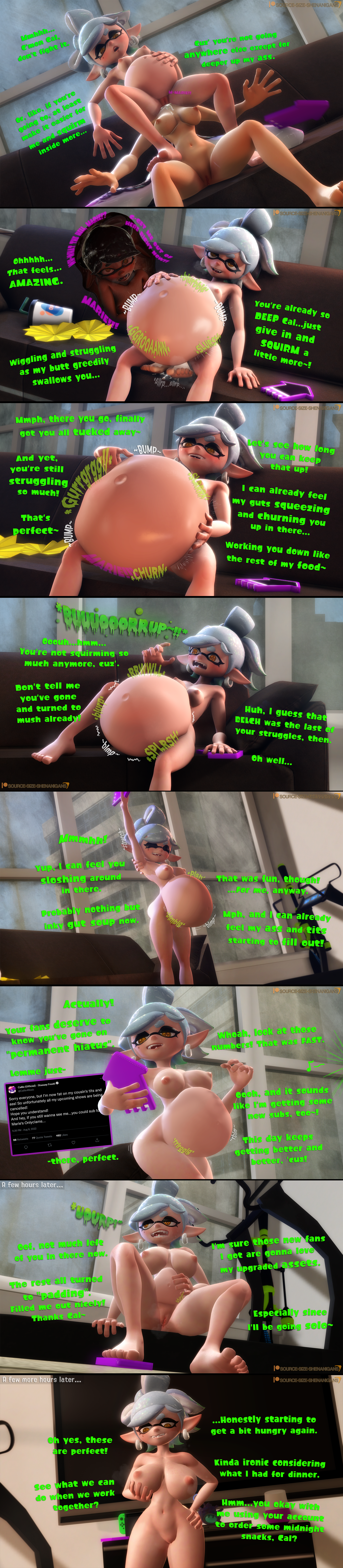 Rule34 – If it exists, there is porn of it / callie (splatoon), marie (splatoon) / 8713382