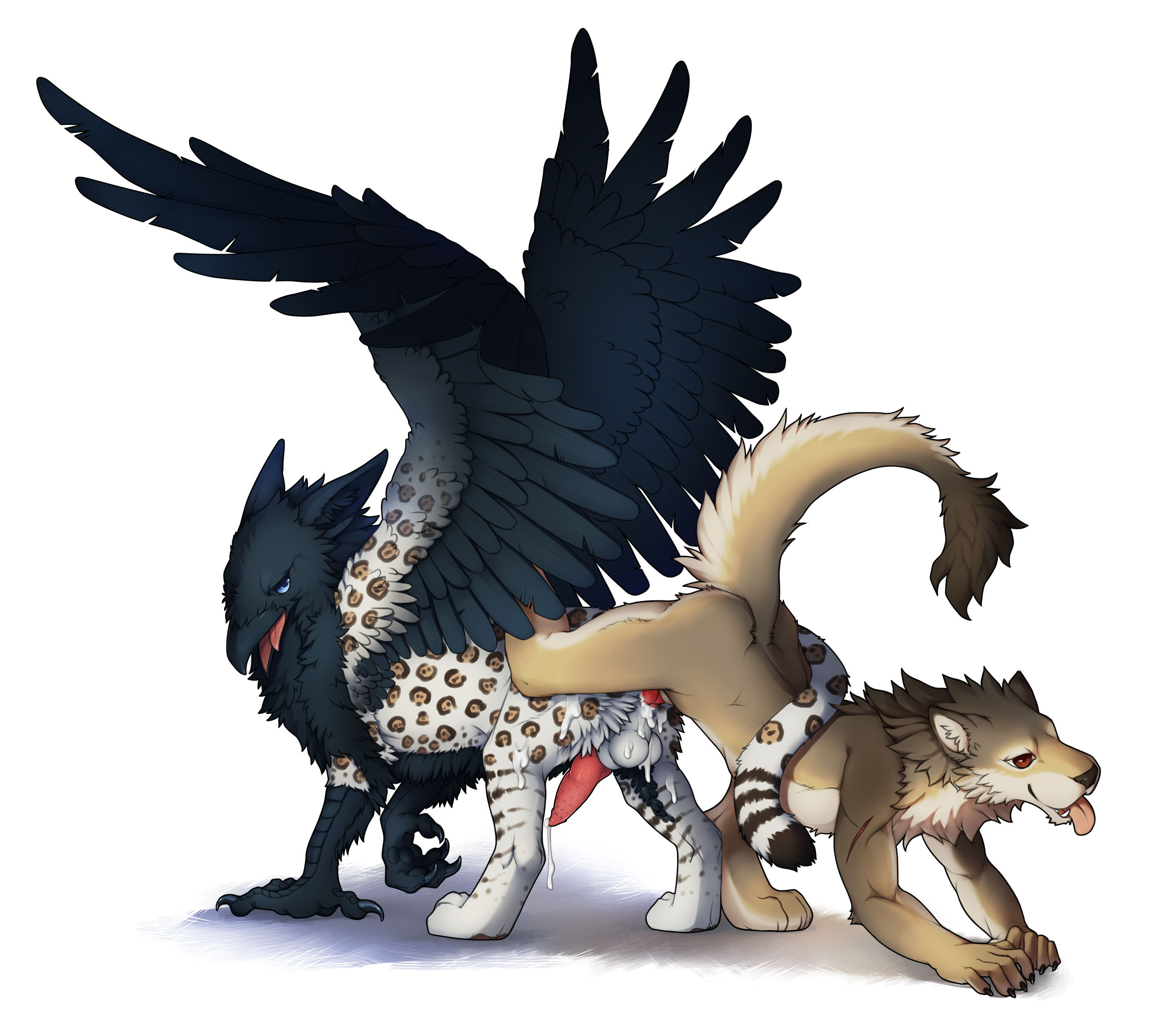 Rule34 – If it exists, there is porn of it / valderic blackstag, faunoiphilia, wolfylion / 344156