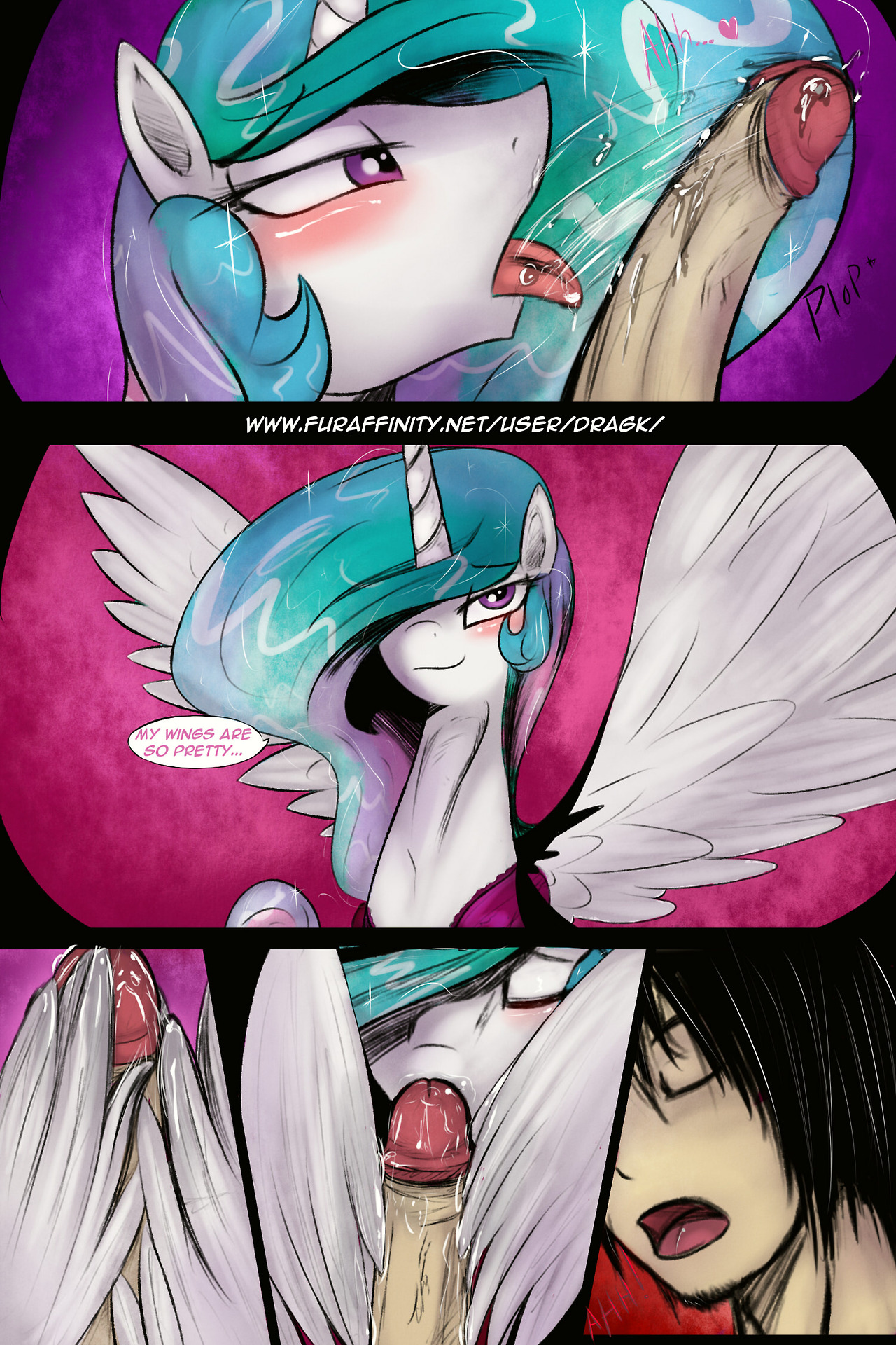 Rule34 – If it exists, there is porn of it / dragk, princess celestia (mlp) / 345033