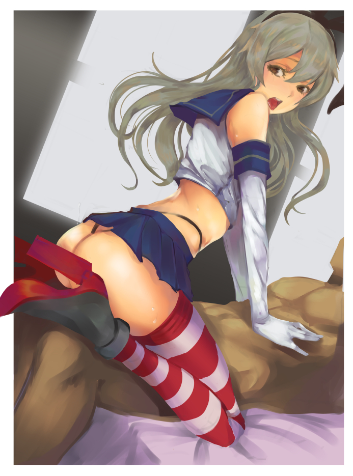Rule34 – If it exists, there is porn of it / aankau, shimakaze (kantai collection) / 345130