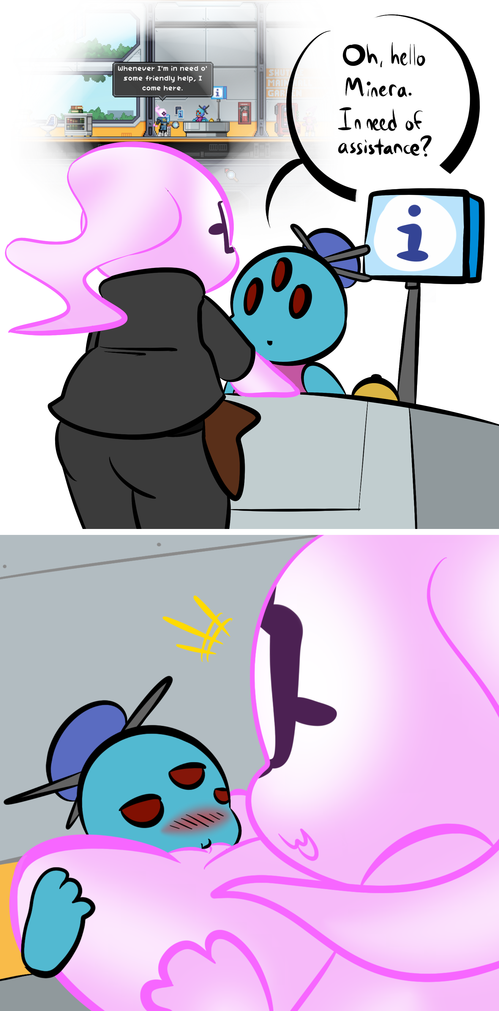 Rule34 – If it exists, there is porn of it / 1-upclock, hylotl, novakid / 345819