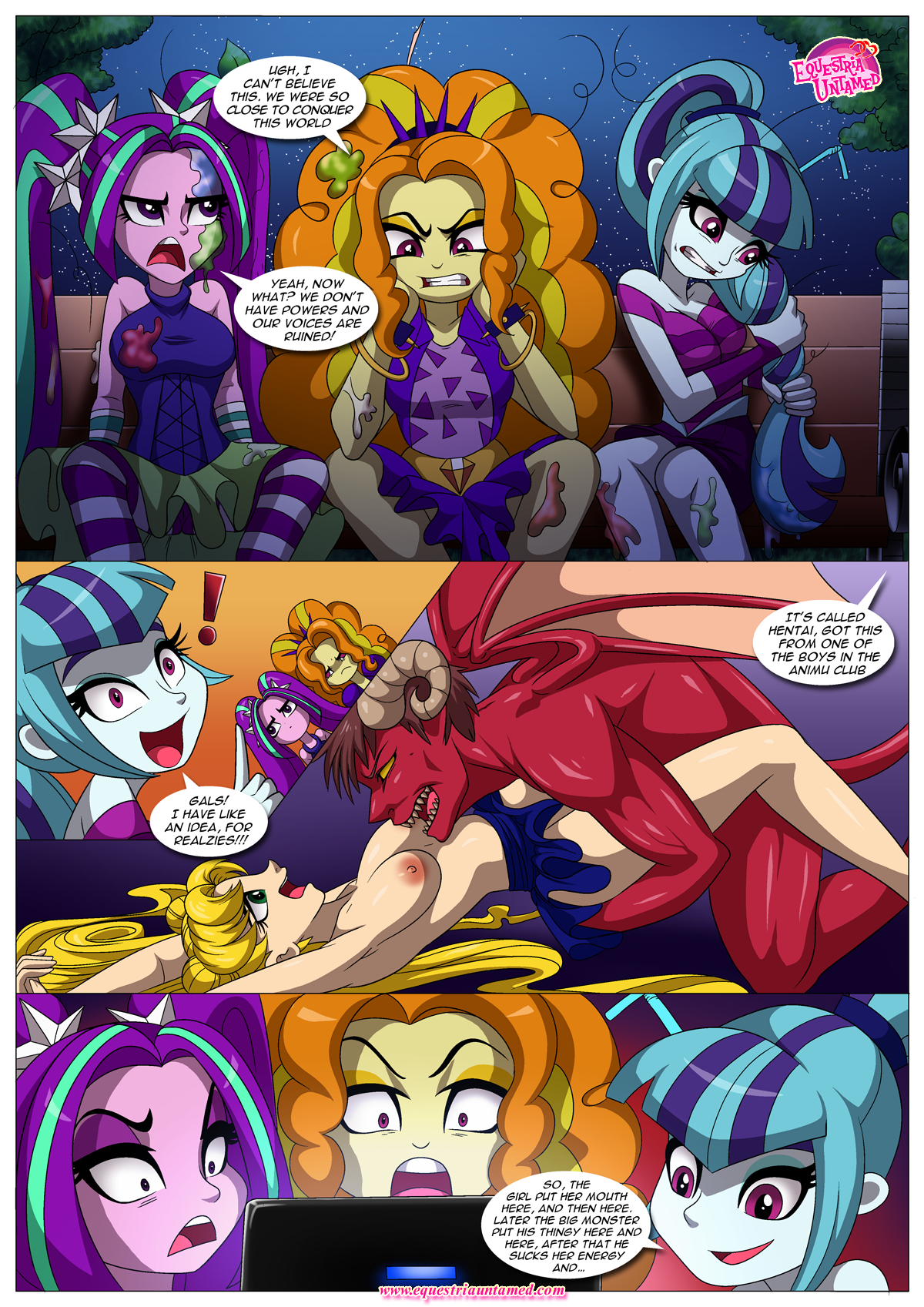 Rule34 – If it exists, there is porn of it / adagio dazzle, aria blaze, sonata dusk / 347078