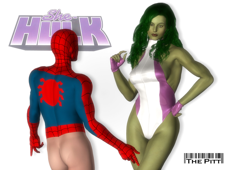Rule34 – If it exists, there is porn of it / the pitt, jennifer walters, peter parker, she-hulk, spider-man / 347206