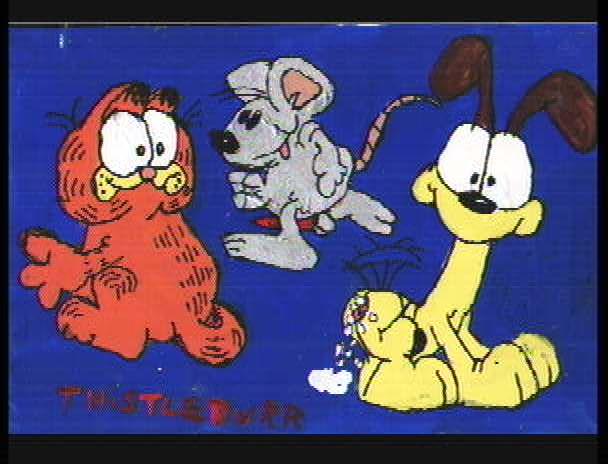 Rule34 – If it exists, there is porn of it / garfield the cat, odie, squeak (garfield) / 347401