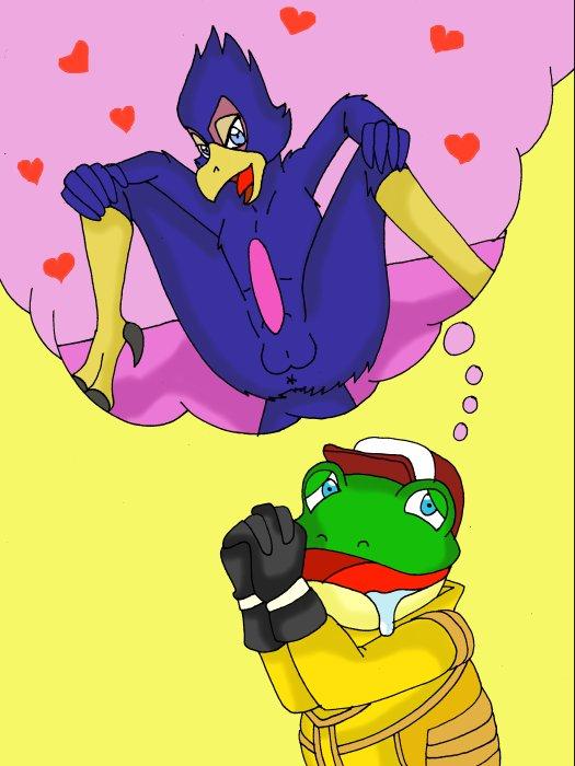 Rule34 – If it exists, there is porn of it / falco lombardi, slippy toad, toad / 348378