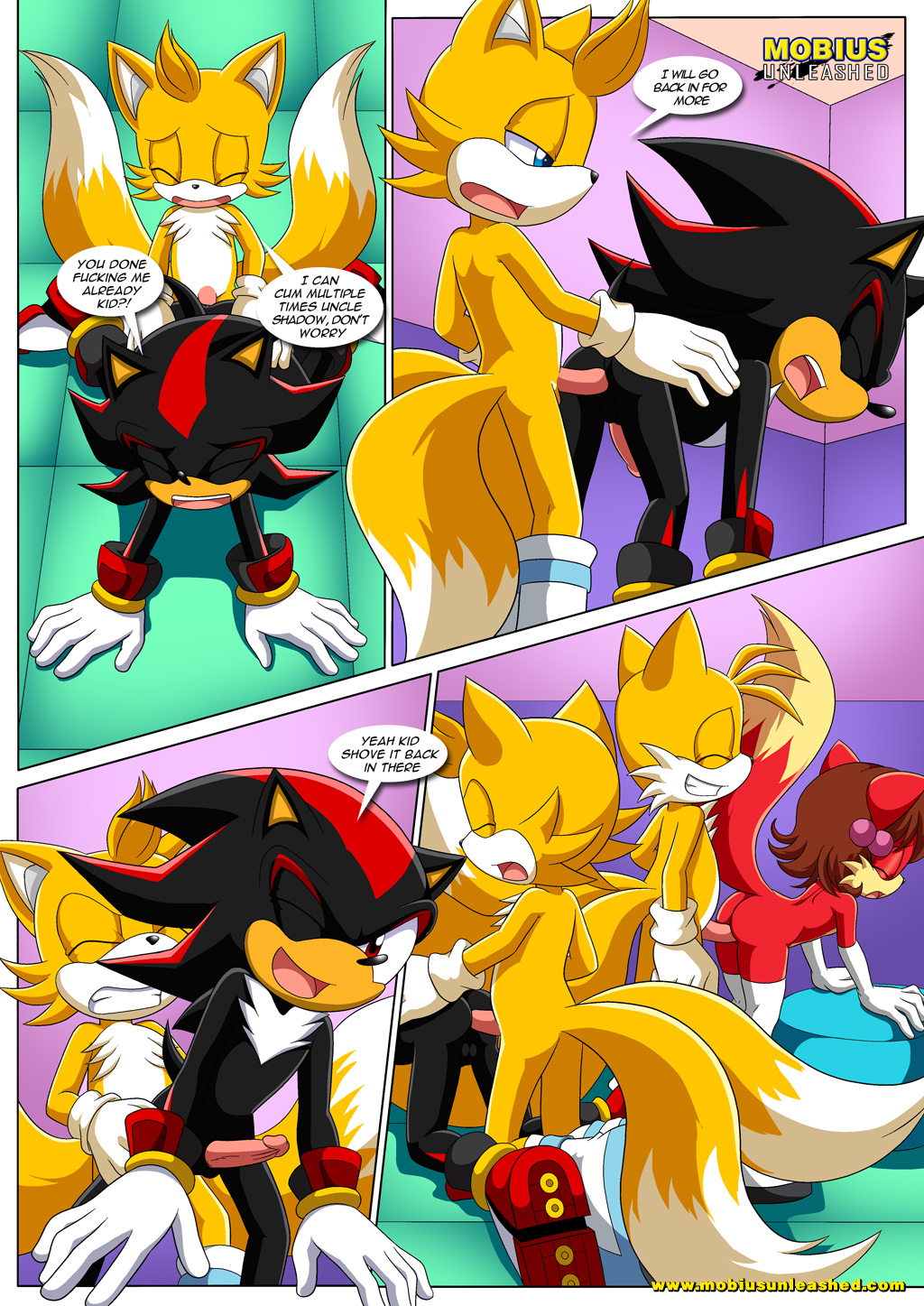 Rule34 – If it exists, there is porn of it / bbmbbf, palcomix, shadow the hedgehog, tails / 348506